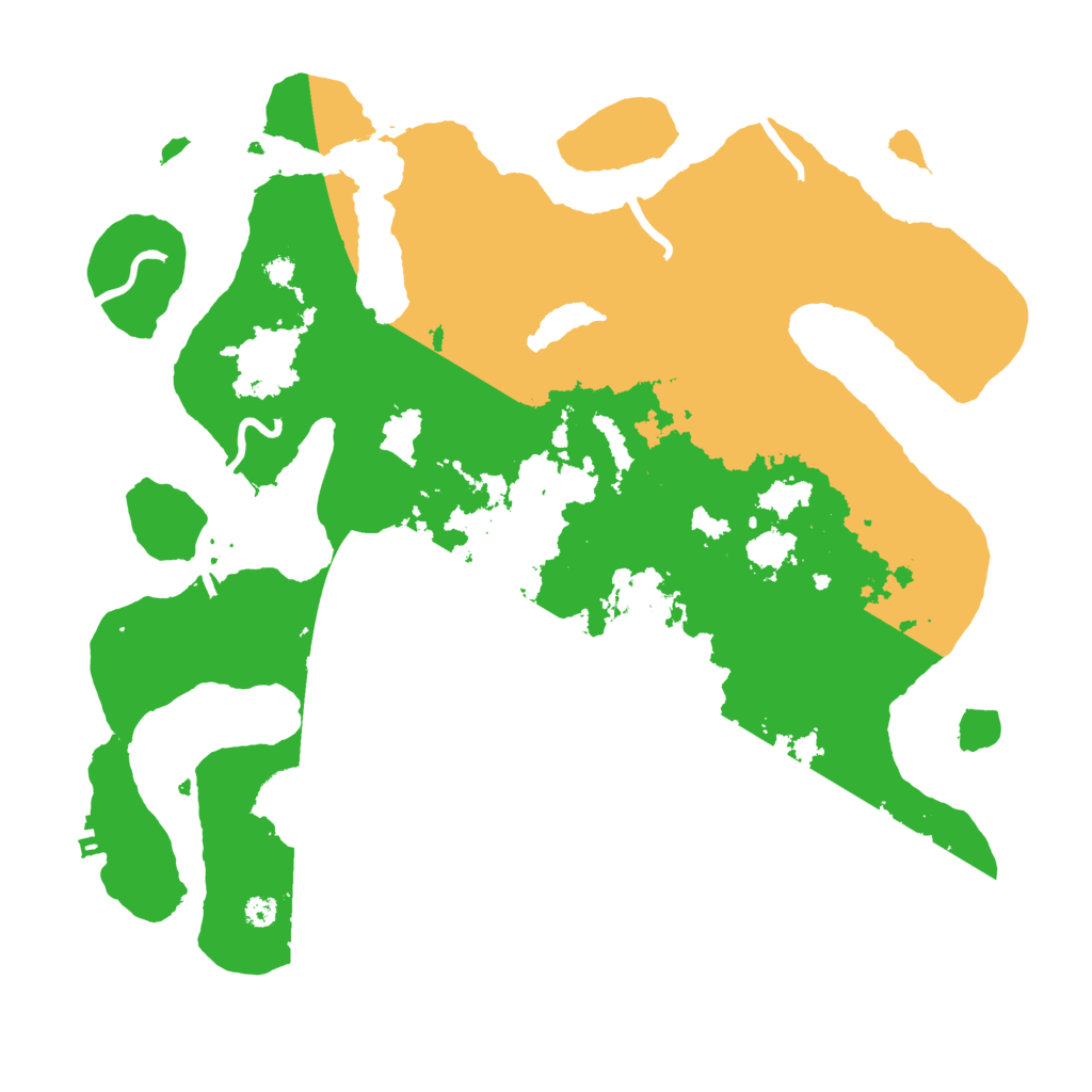 Biome Rust Map: Procedural Map, Size: 3550, Seed: 711449