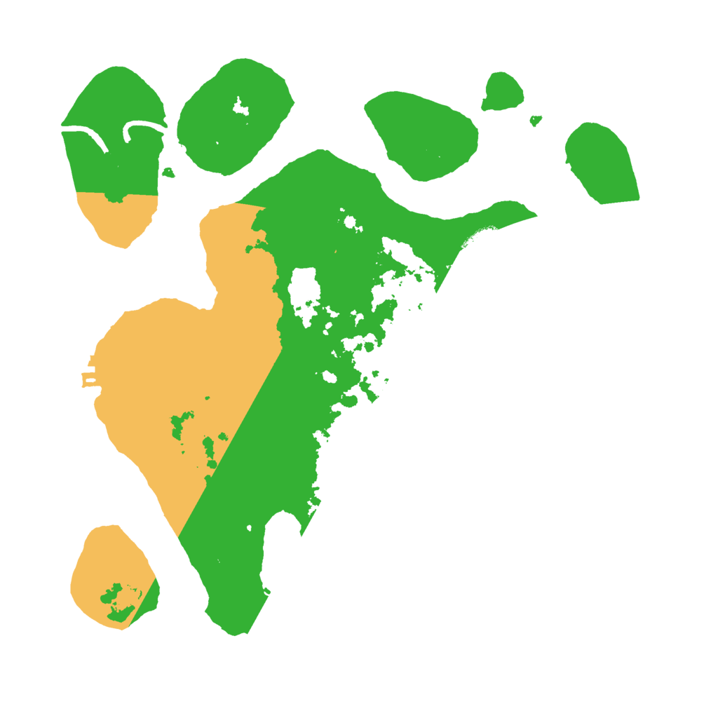 Biome Rust Map: Procedural Map, Size: 3000, Seed: 86261