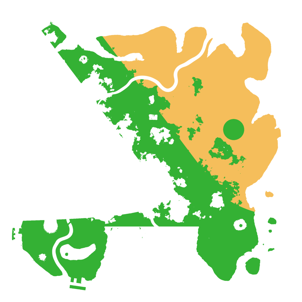 Biome Rust Map: Procedural Map, Size: 3800, Seed: 3828463