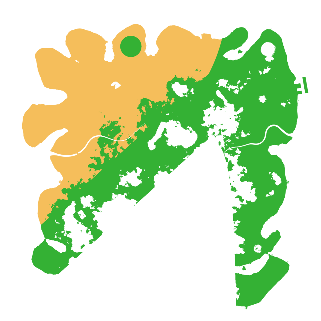 Biome Rust Map: Procedural Map, Size: 4000, Seed: 411763