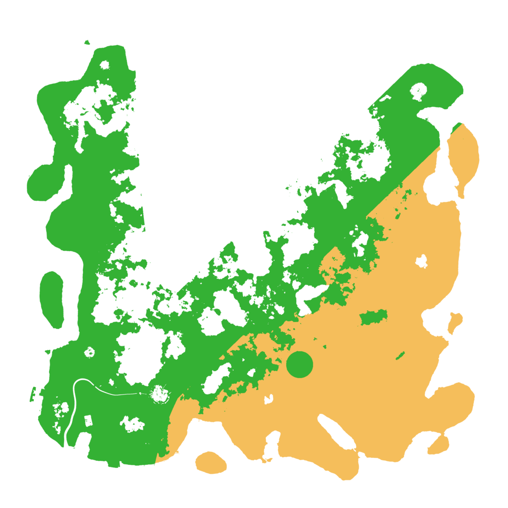 Biome Rust Map: Procedural Map, Size: 5000, Seed: 92112