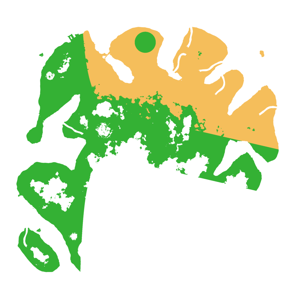 Biome Rust Map: Procedural Map, Size: 3800, Seed: 5984162