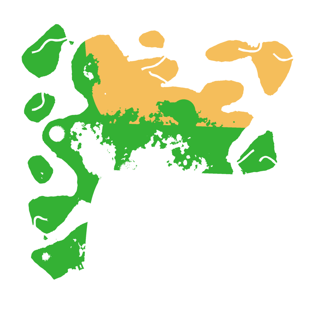 Biome Rust Map: Procedural Map, Size: 3550, Seed: 620421