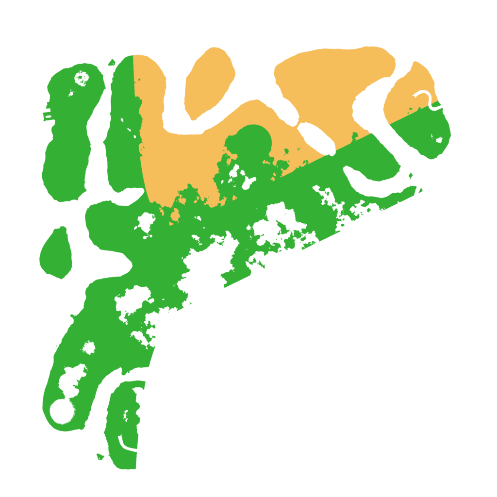 Biome Rust Map: Procedural Map, Size: 3550, Seed: 35683