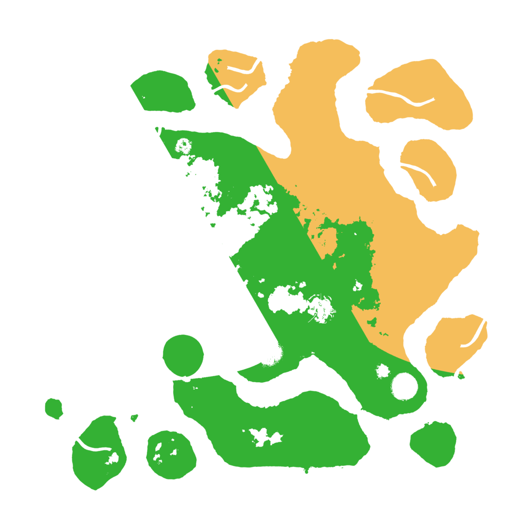 Biome Rust Map: Procedural Map, Size: 3500, Seed: 2822428