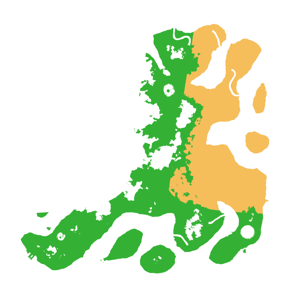 Biome Rust Map: Procedural Map, Size: 3800, Seed: 6335300