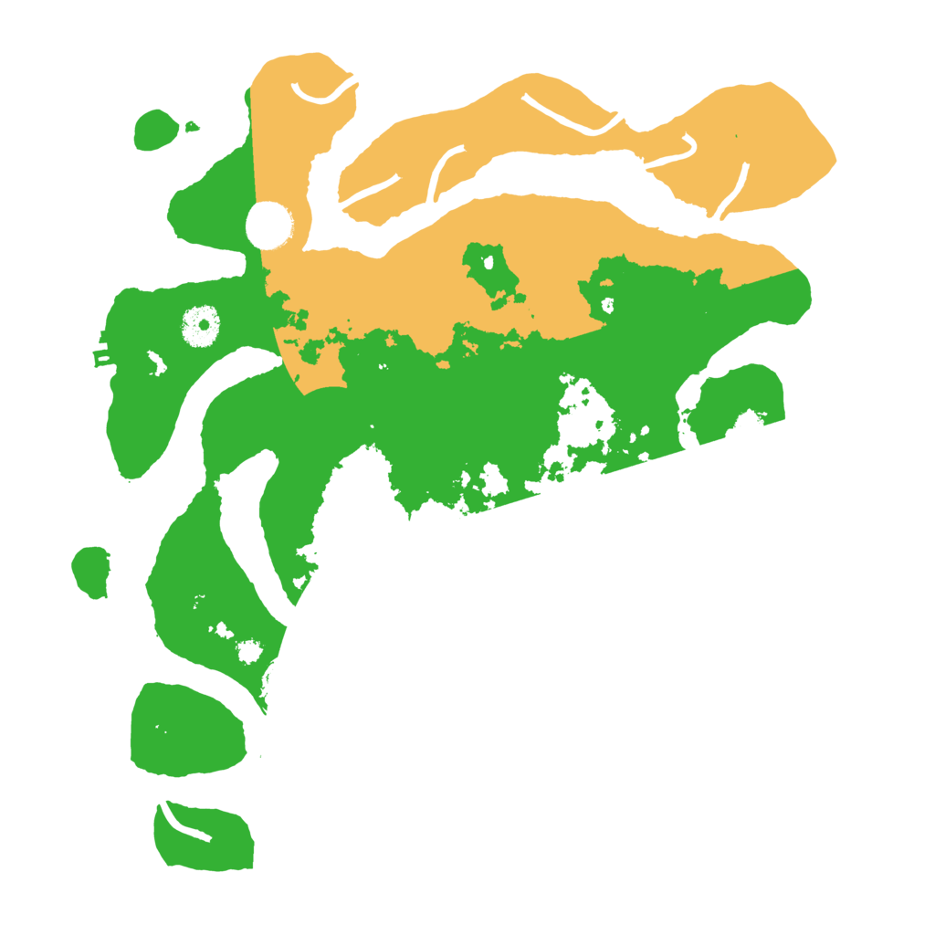 Biome Rust Map: Procedural Map, Size: 3500, Seed: 117901