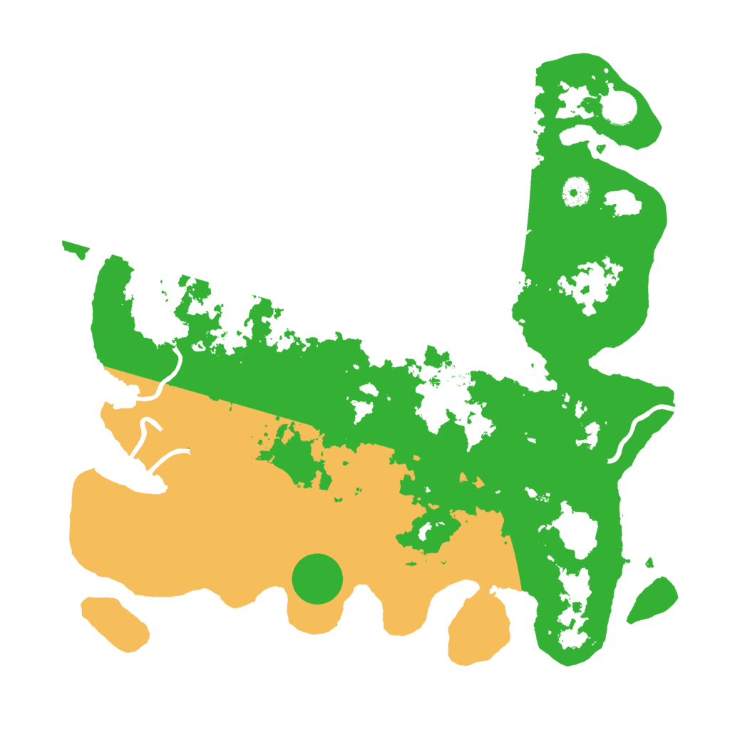 Biome Rust Map: Procedural Map, Size: 3800, Seed: 3034935