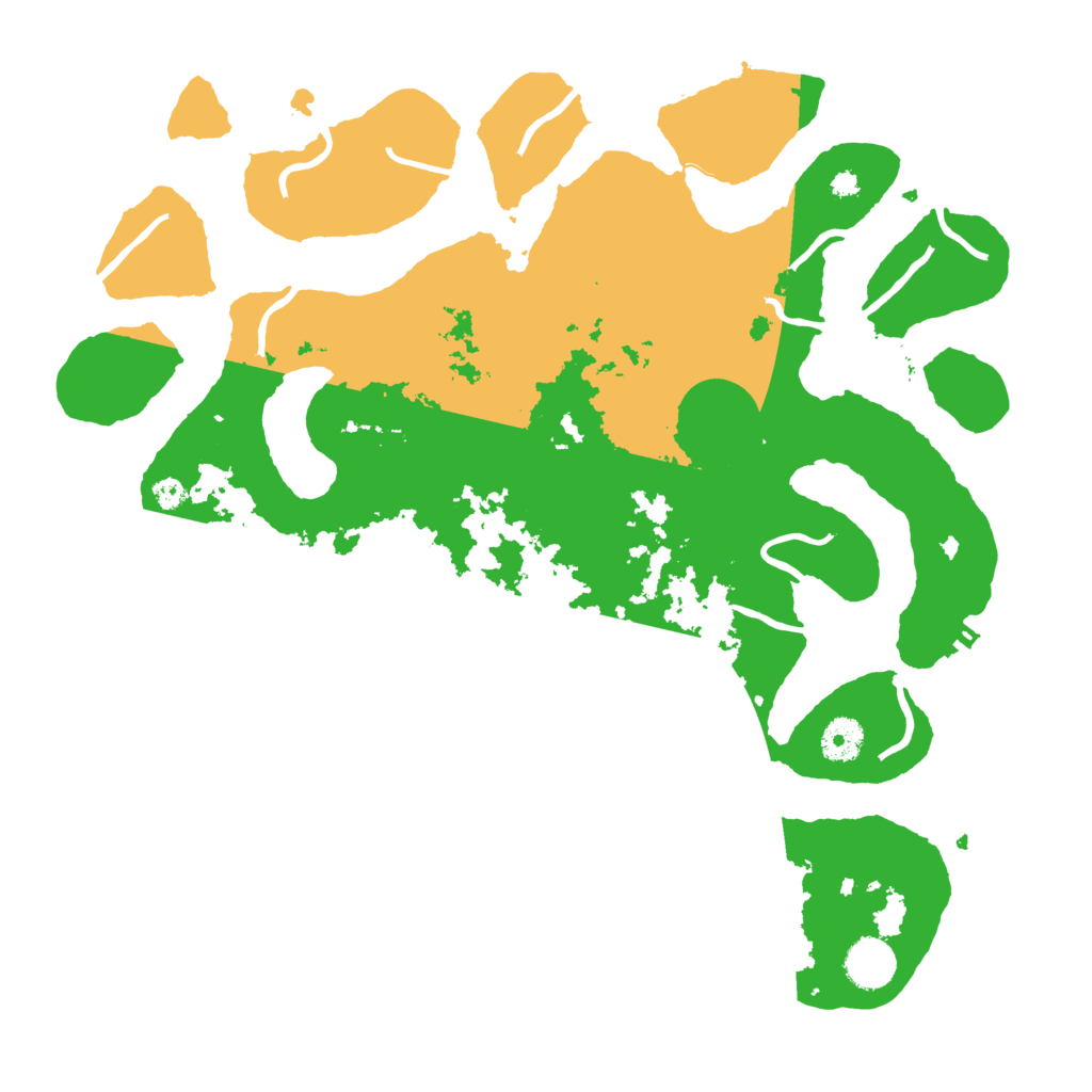 Biome Rust Map: Procedural Map, Size: 3800, Seed: 6182758