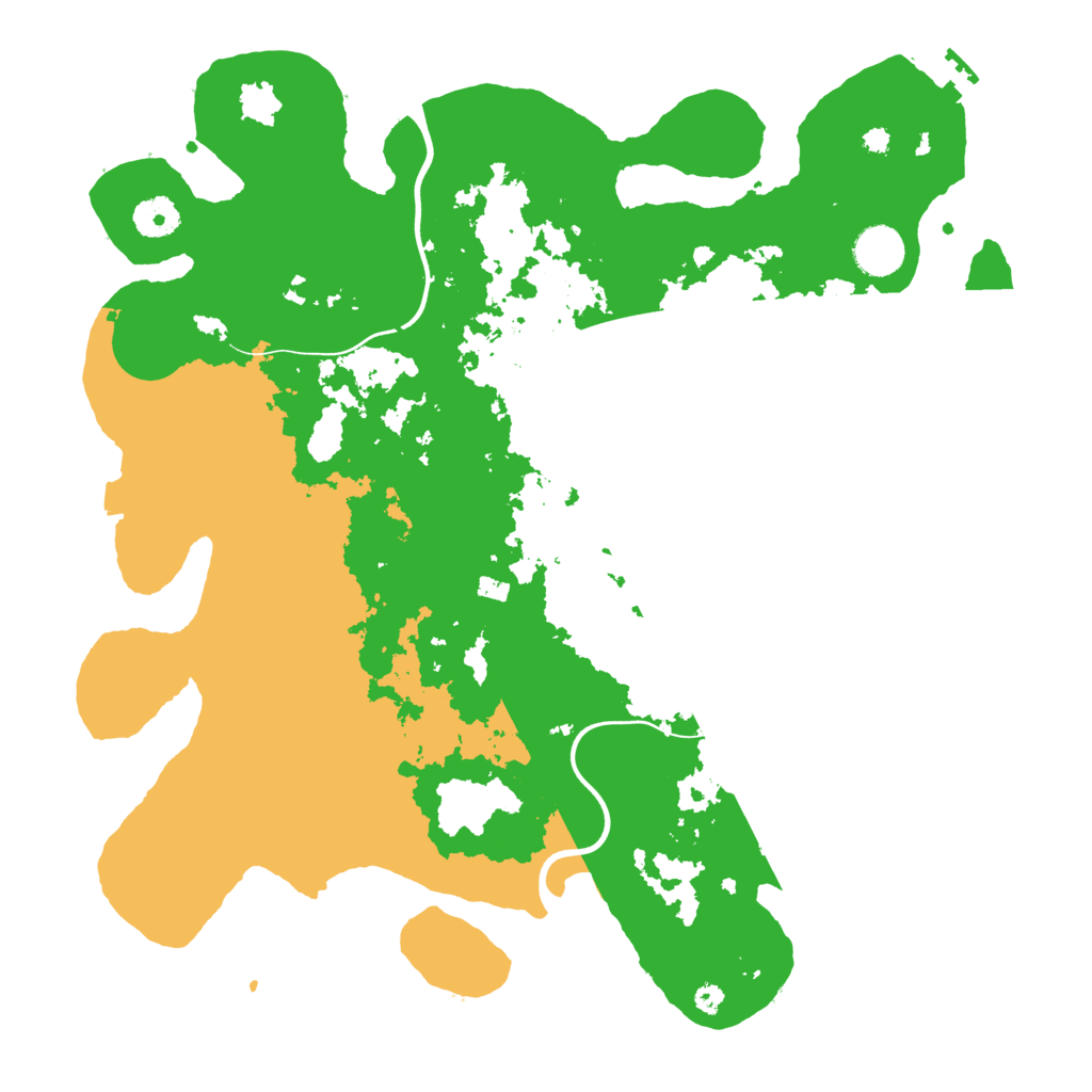 Biome Rust Map: Procedural Map, Size: 3800, Seed: 845055