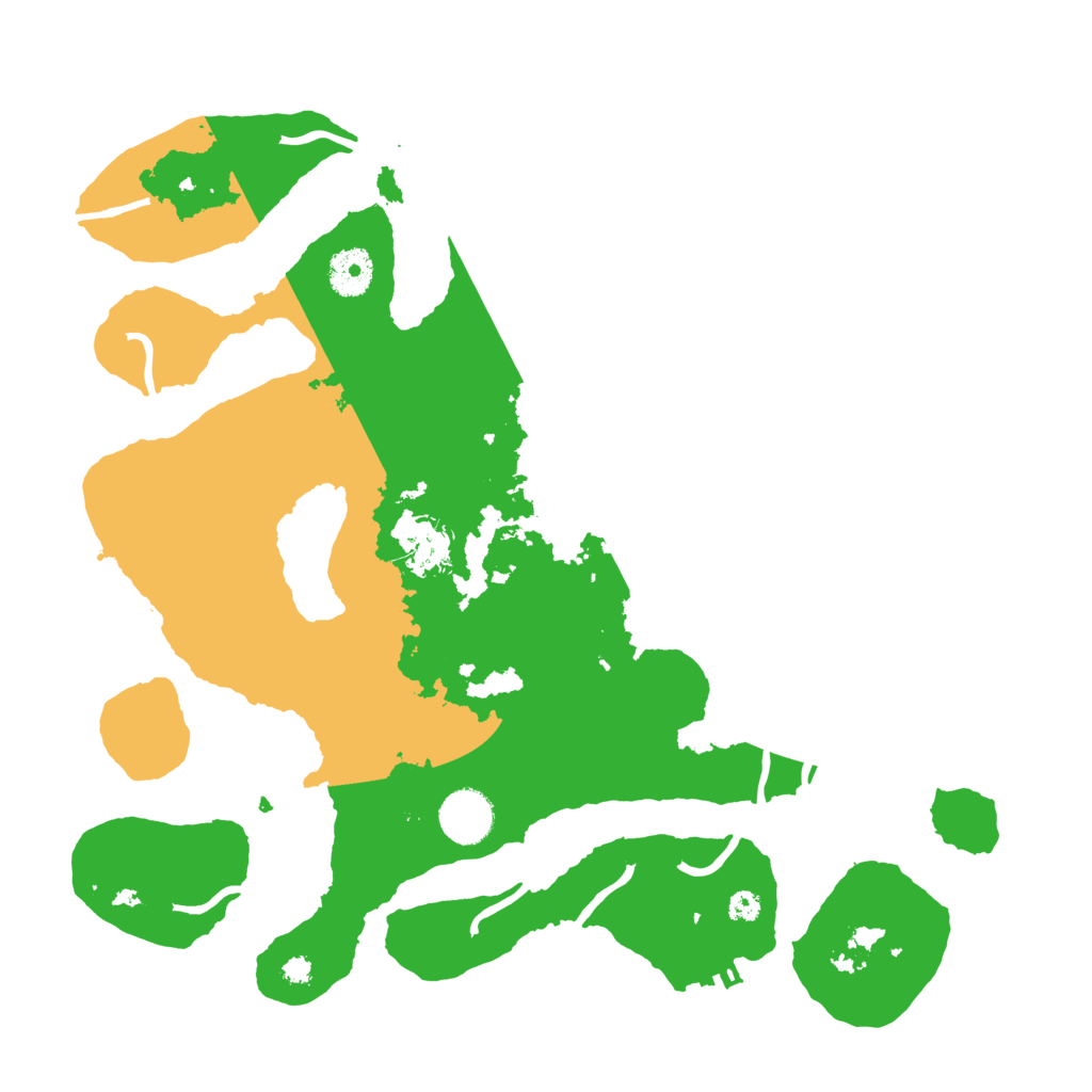 Biome Rust Map: Procedural Map, Size: 3550, Seed: 838308