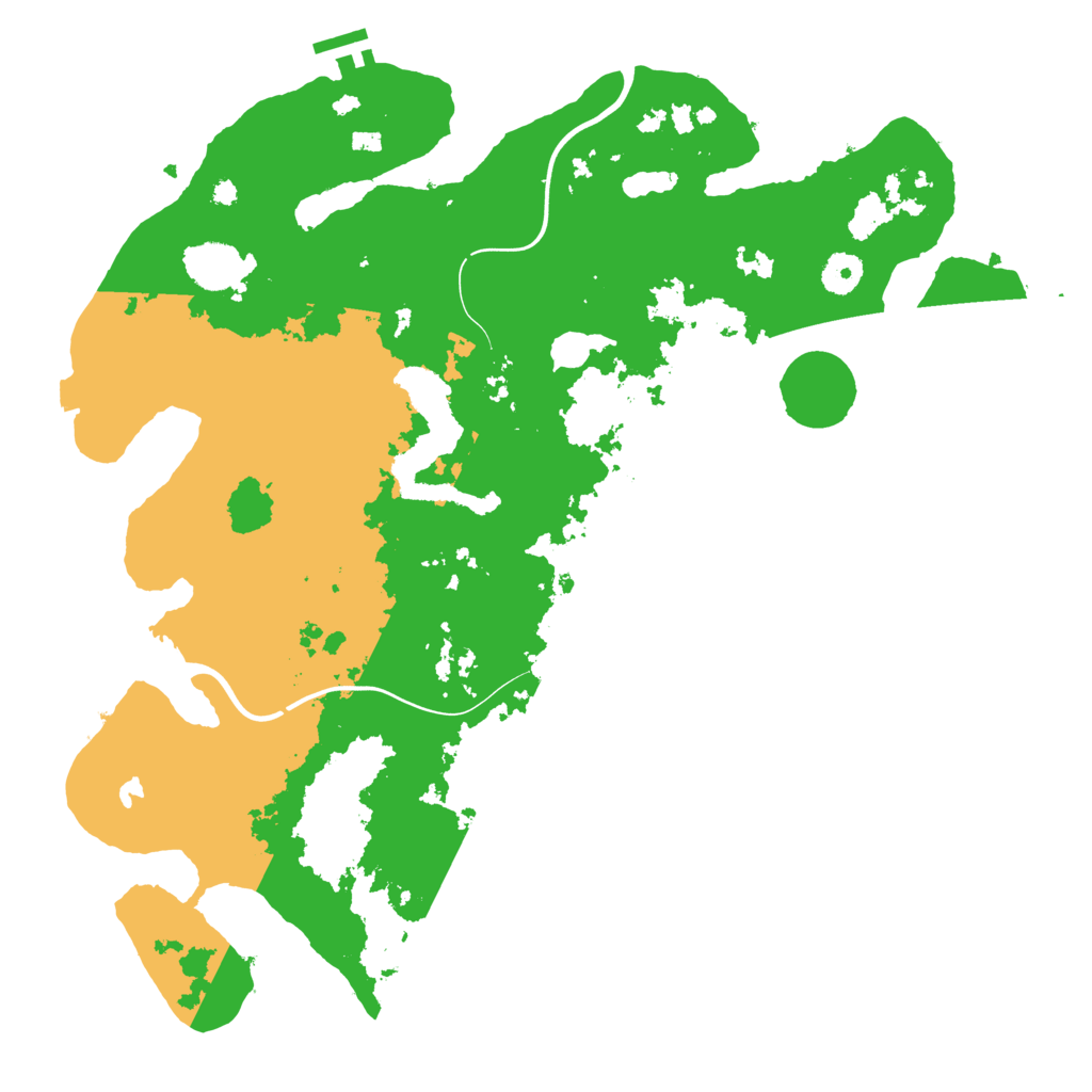 Biome Rust Map: Procedural Map, Size: 4000, Seed: 653169