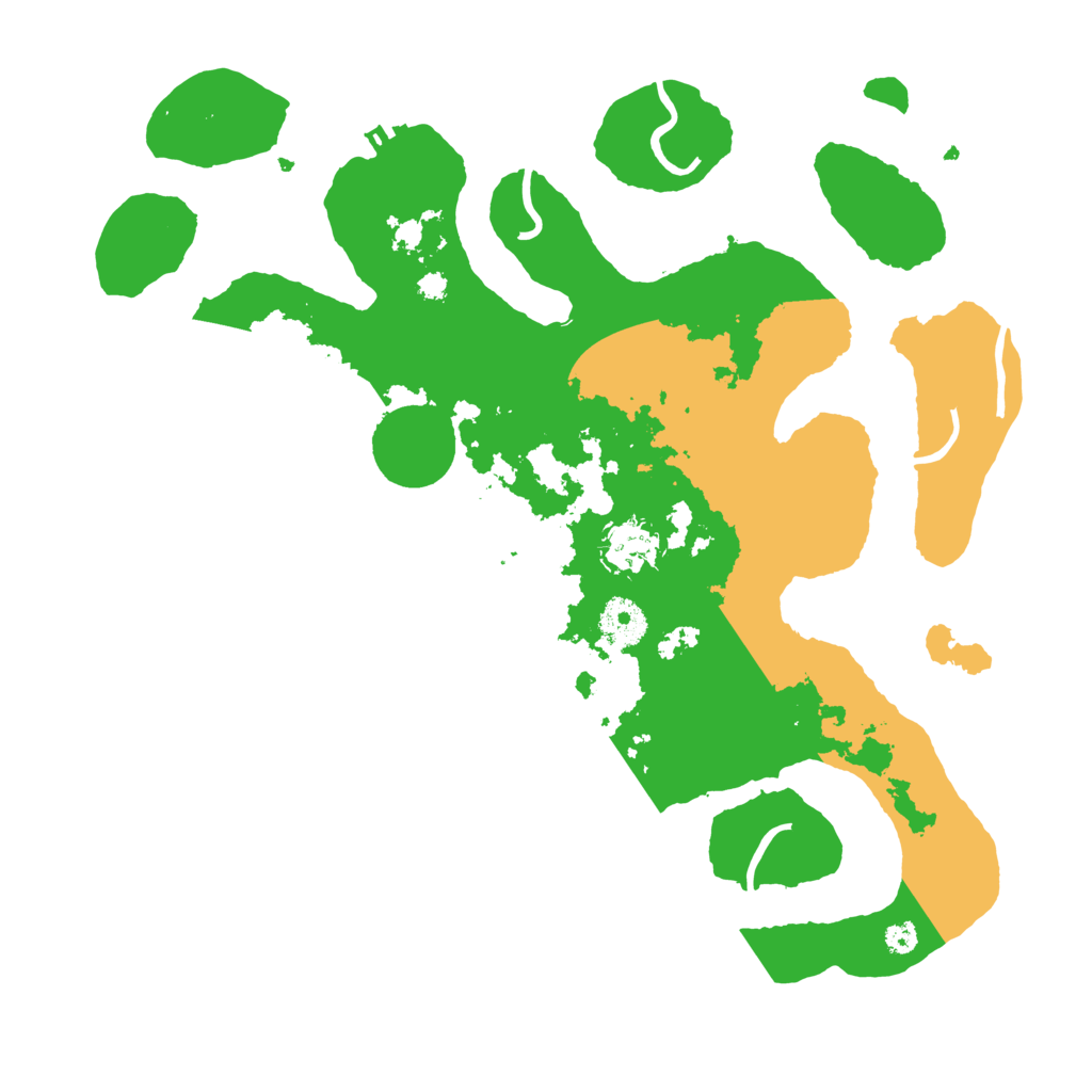 Biome Rust Map: Procedural Map, Size: 3500, Seed: 732969410