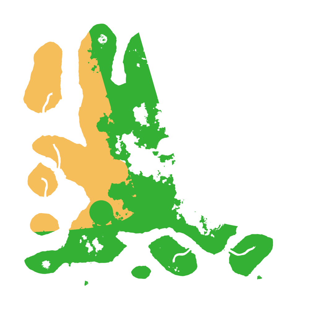 Biome Rust Map: Procedural Map, Size: 3550, Seed: 918561