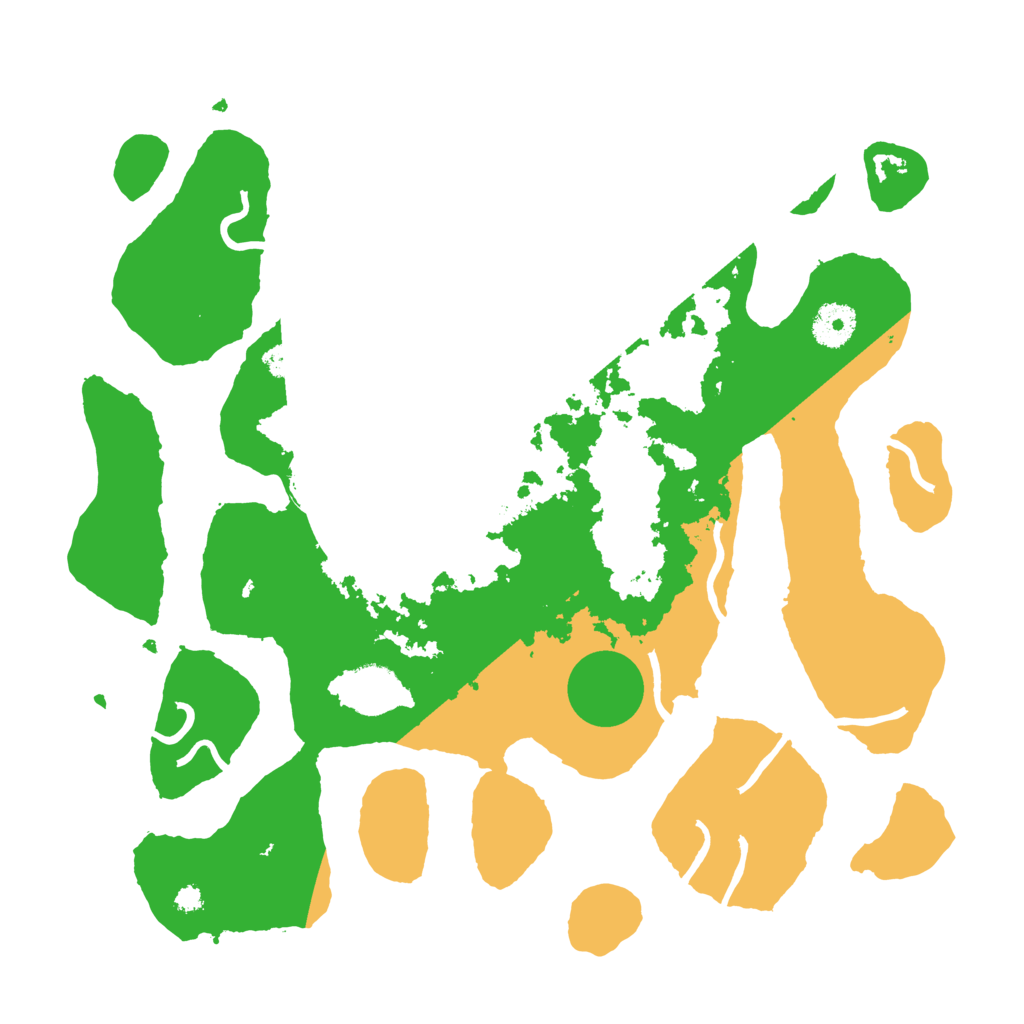 Biome Rust Map: Procedural Map, Size: 3550, Seed: 486538