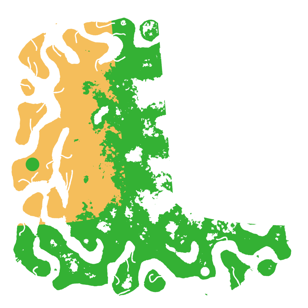 Biome Rust Map: Procedural Map, Size: 6000, Seed: 10000000