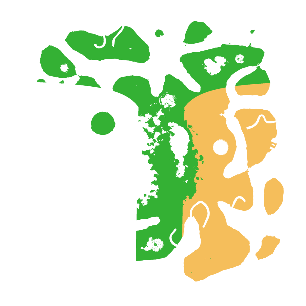 Biome Rust Map: Procedural Map, Size: 3550, Seed: 514689
