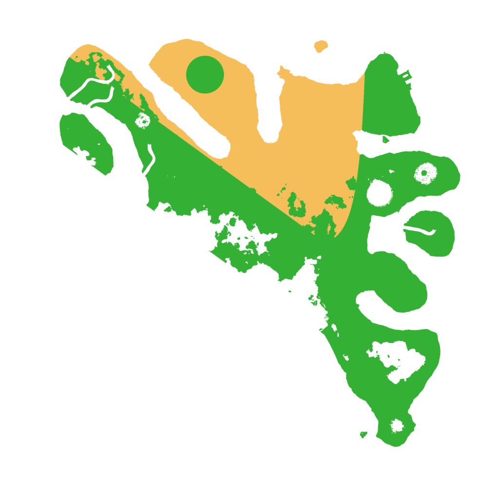 Biome Rust Map: Procedural Map, Size: 3500, Seed: 4267542