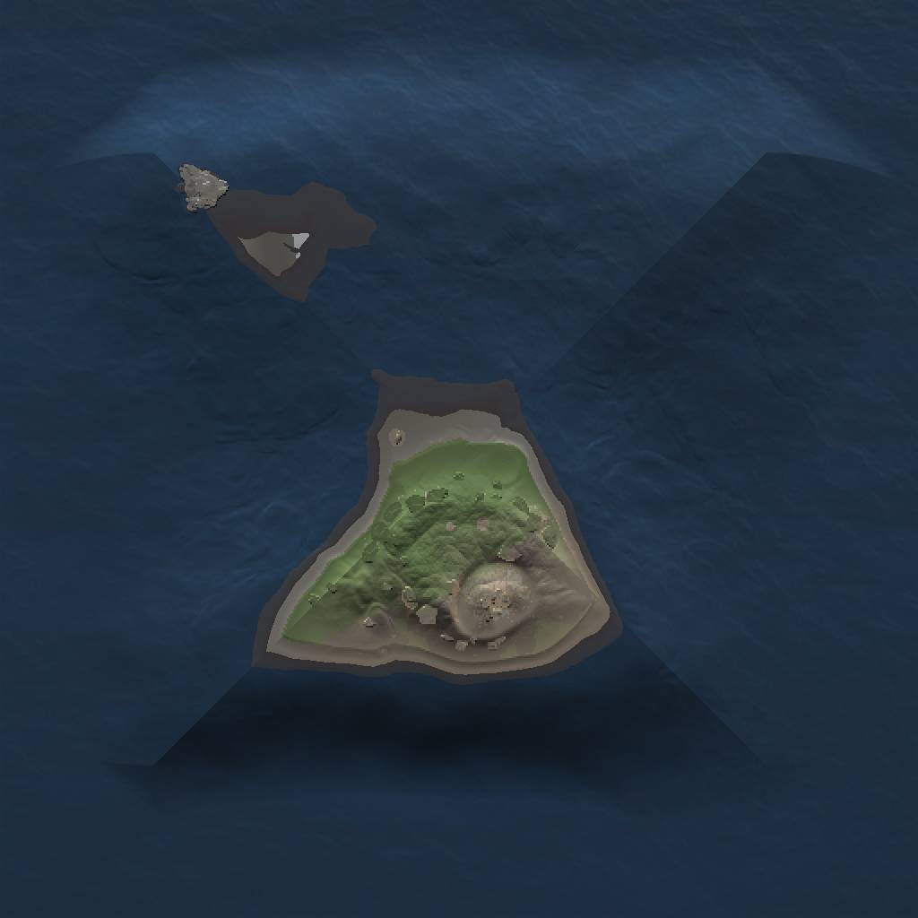 Rust Map: Procedural Map, Size: 1000, Seed: 76984164, 3 Monuments