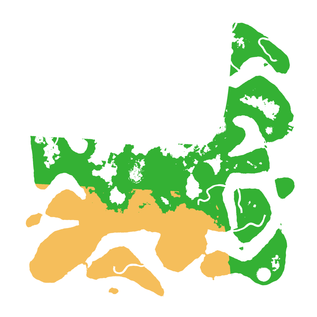 Biome Rust Map: Procedural Map, Size: 4000, Seed: 590934