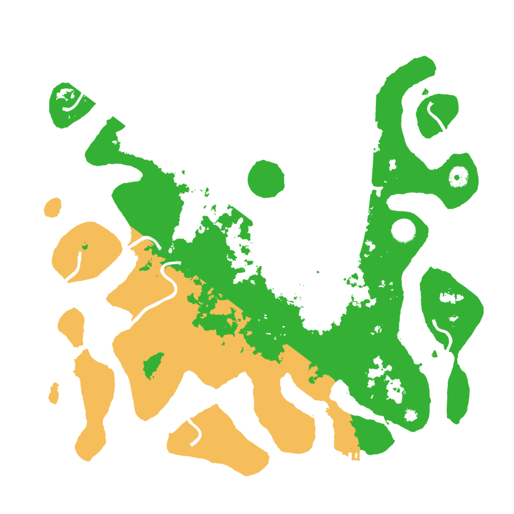 Biome Rust Map: Procedural Map, Size: 3800, Seed: 3705110