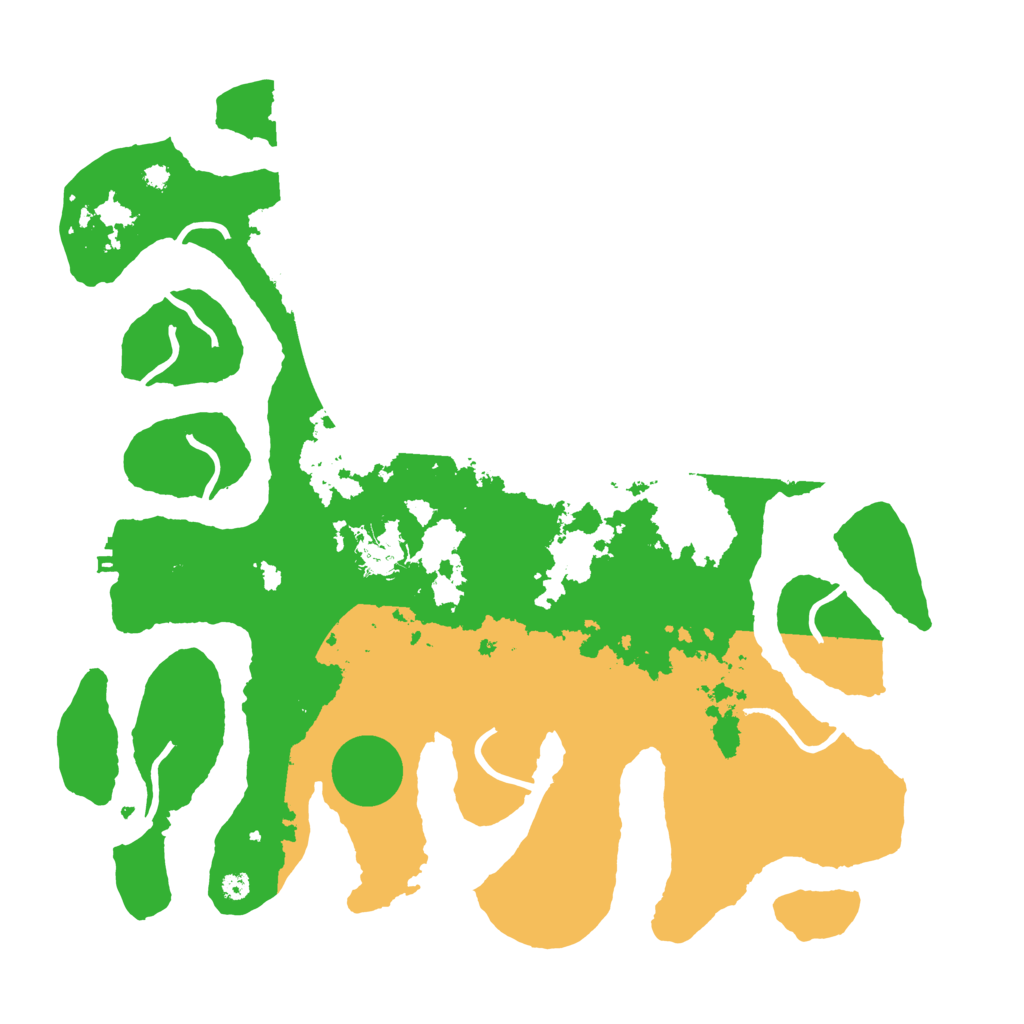 Biome Rust Map: Procedural Map, Size: 3800, Seed: 5842693