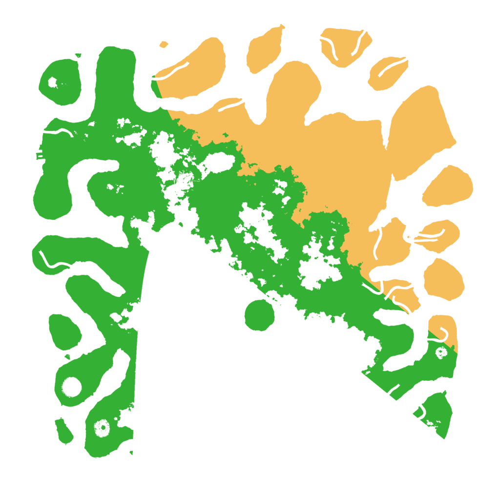 Biome Rust Map: Procedural Map, Size: 4500, Seed: 4473121