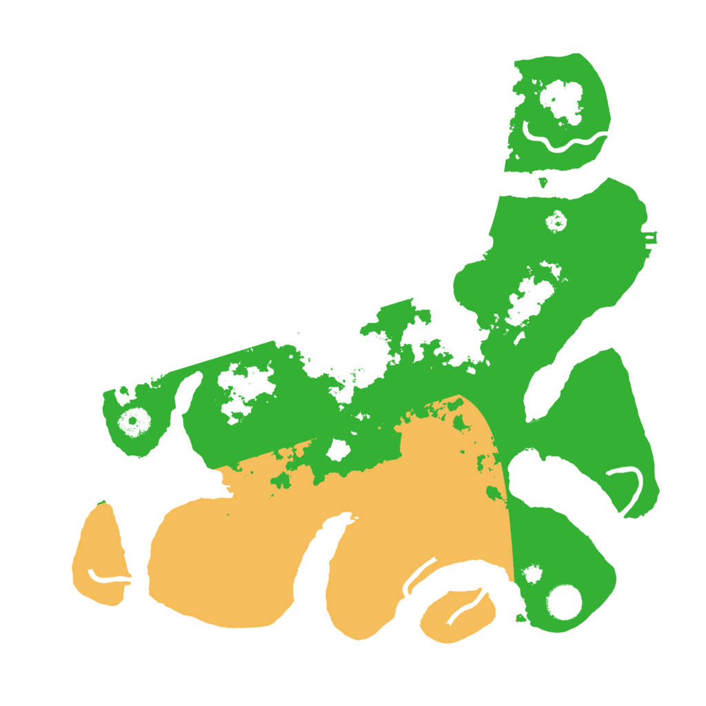 Biome Rust Map: Procedural Map, Size: 3550, Seed: 608801