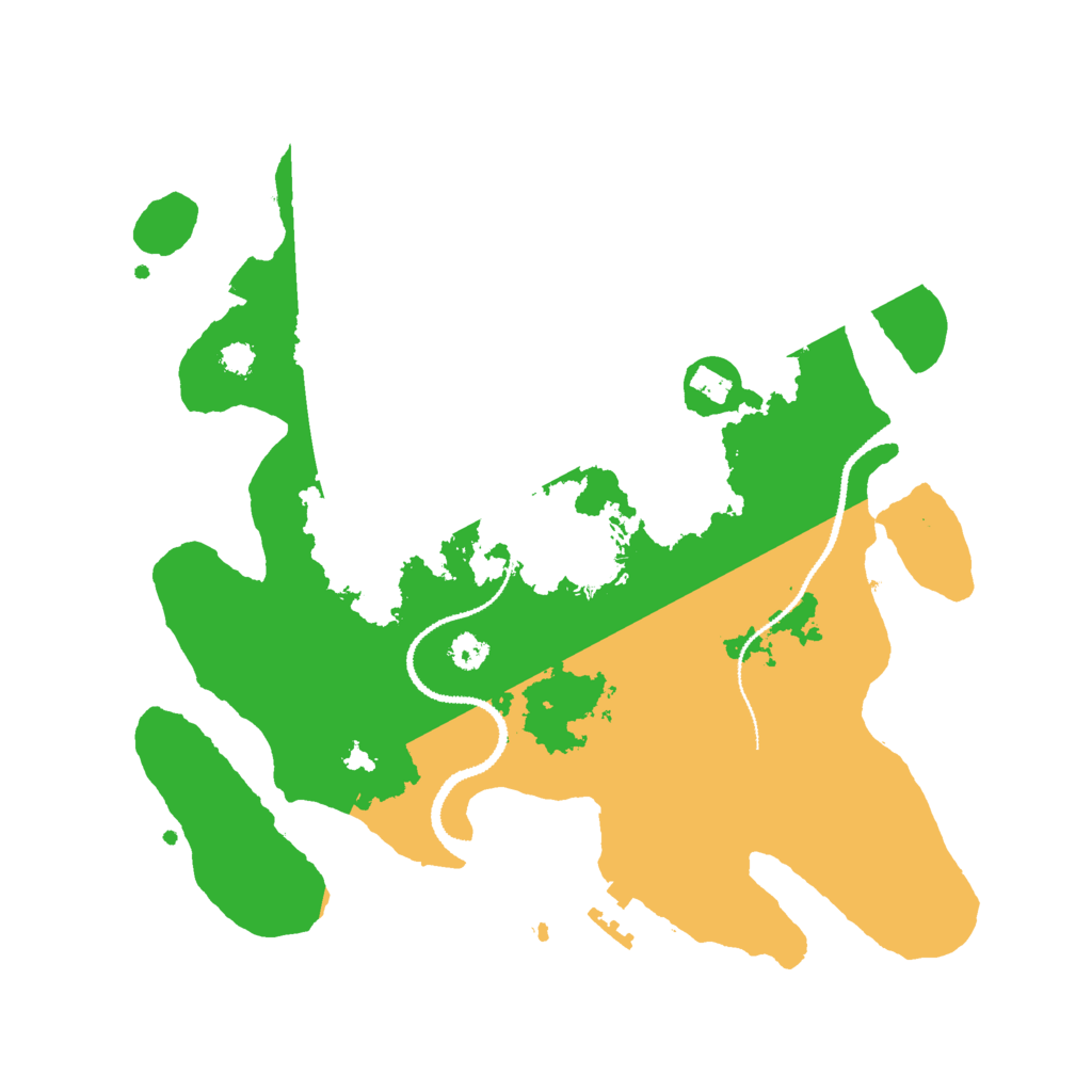 Biome Rust Map: Procedural Map, Size: 3000, Seed: 1897436756