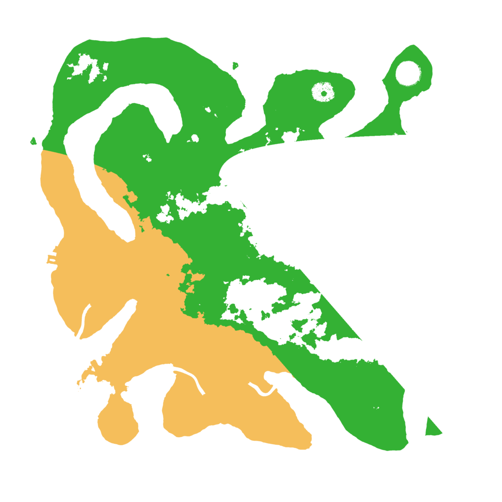 Biome Rust Map: Procedural Map, Size: 3550, Seed: 609781