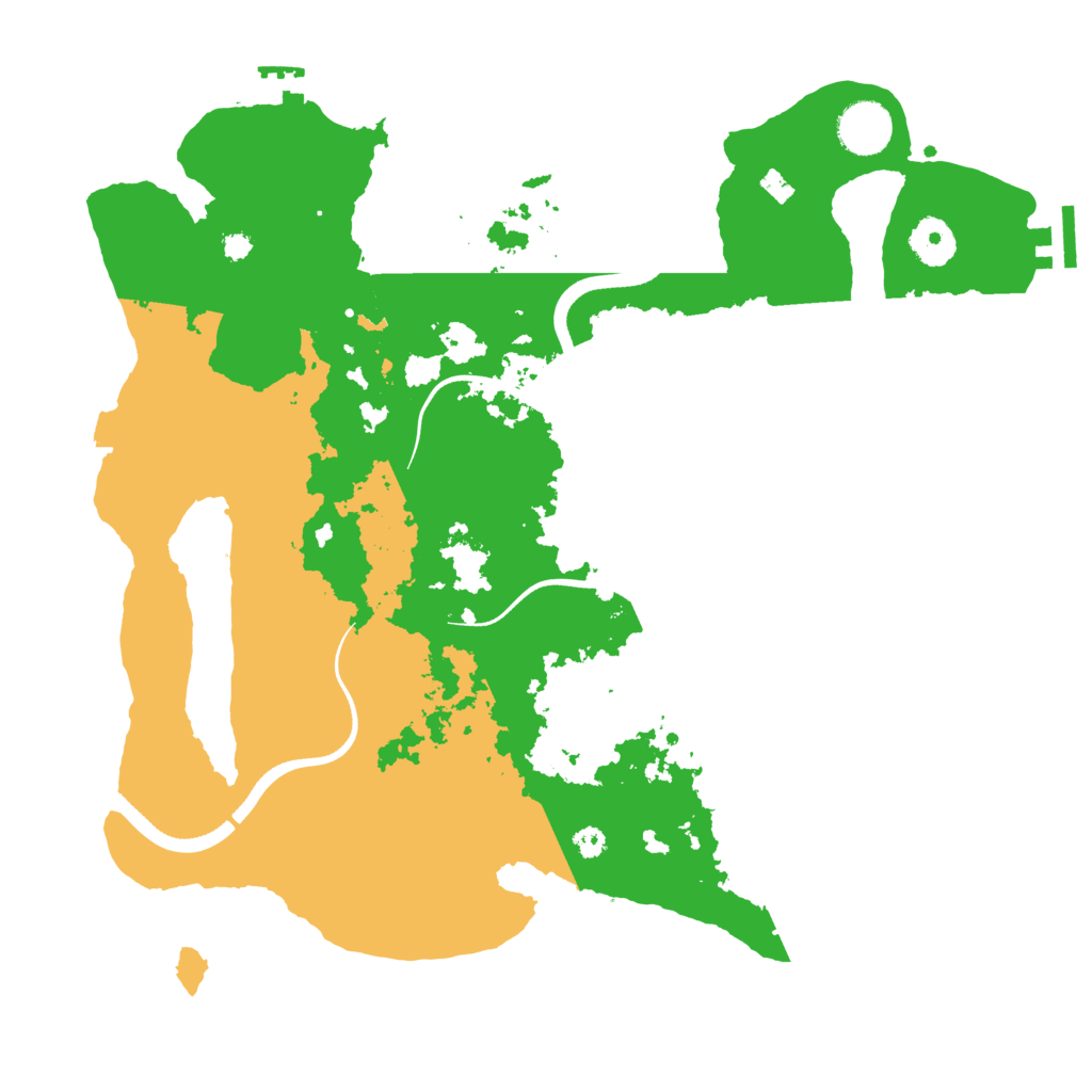 Biome Rust Map: Procedural Map, Size: 3550, Seed: 977963
