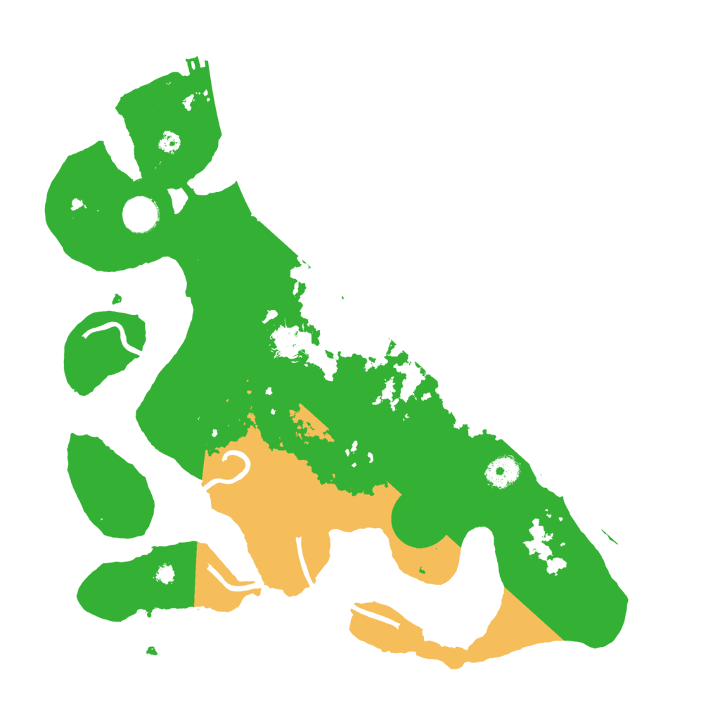 Biome Rust Map: Procedural Map, Size: 3500, Seed: 1629878