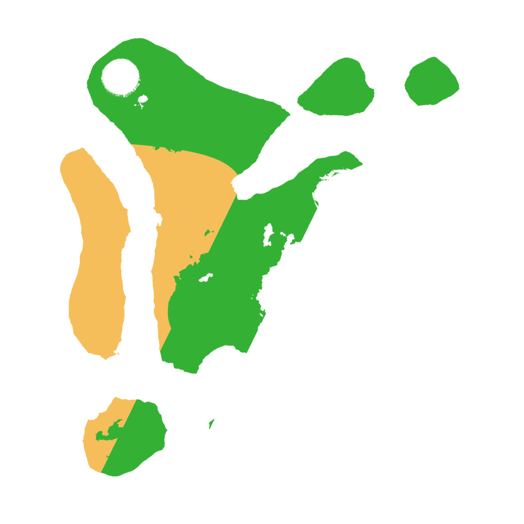 Biome Rust Map: Barren, Size: 2500, Seed: 10