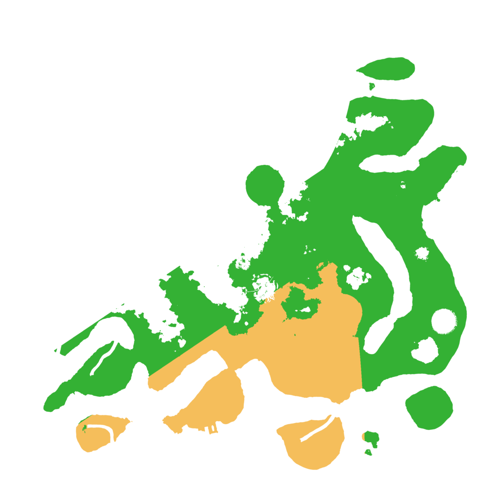 Biome Rust Map: Procedural Map, Size: 3500, Seed: 4245854