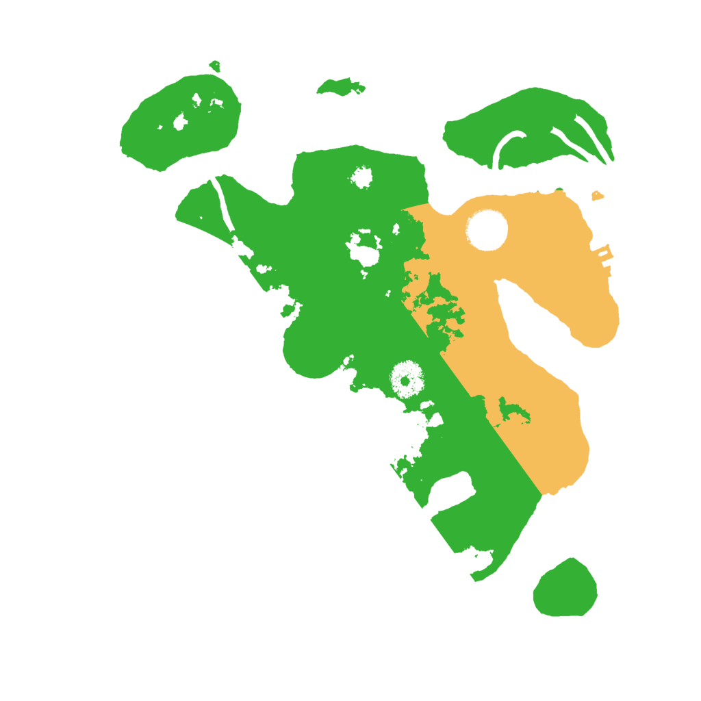 Biome Rust Map: Procedural Map, Size: 3000, Seed: 12123