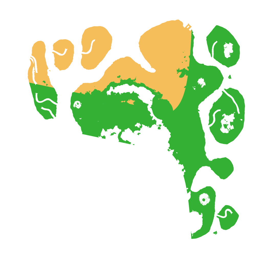 Biome Rust Map: Procedural Map, Size: 3550, Seed: 403771