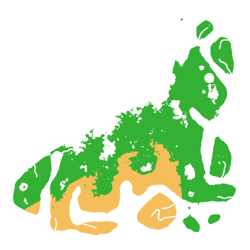 Biome Rust Map: Procedural Map, Size: 4500, Seed: 51297100