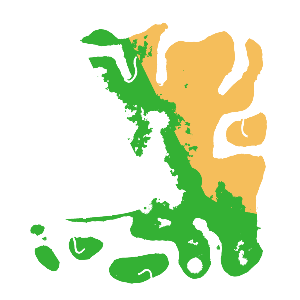 Biome Rust Map: Procedural Map, Size: 3500, Seed: 3331280