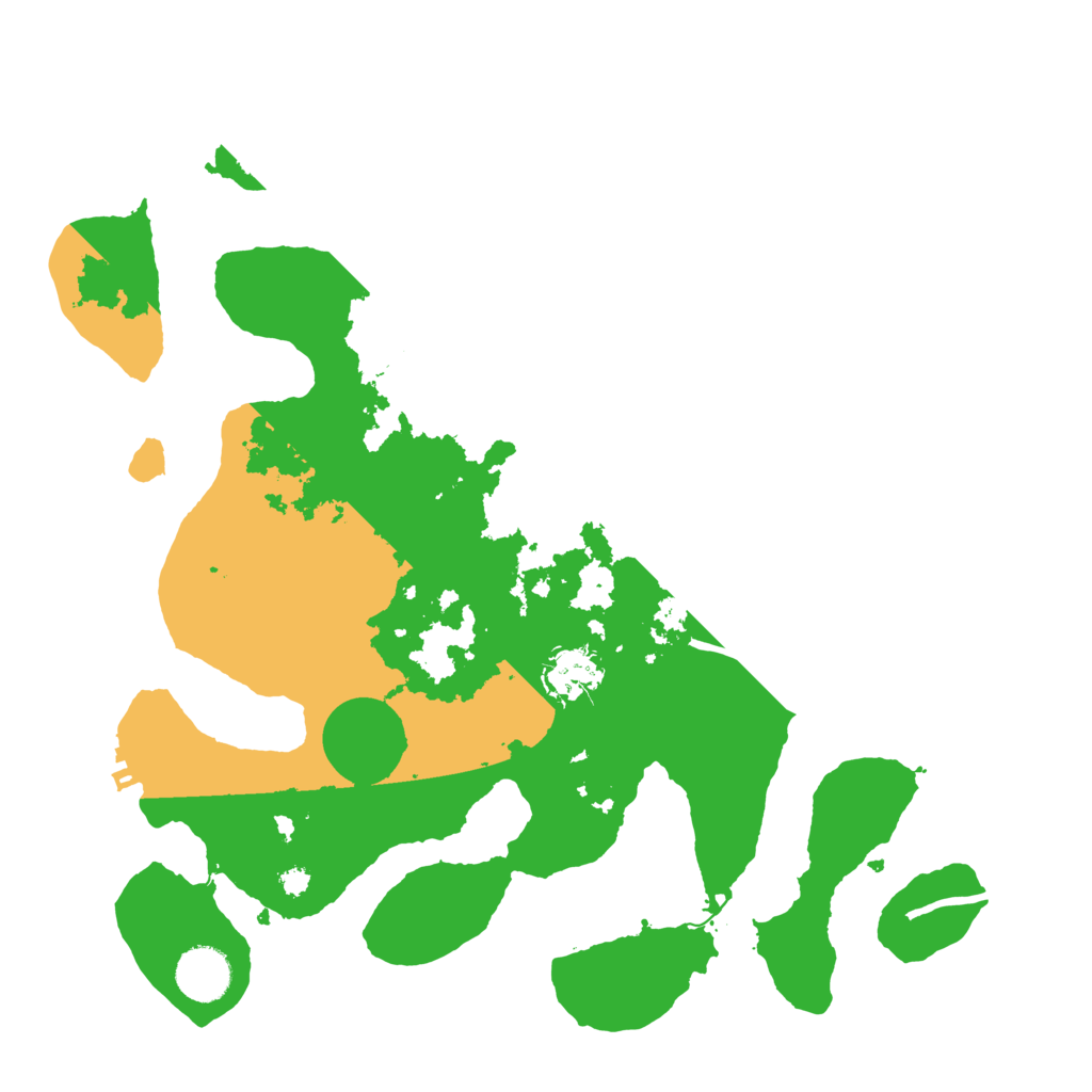 Biome Rust Map: Procedural Map, Size: 3500, Seed: 5712094