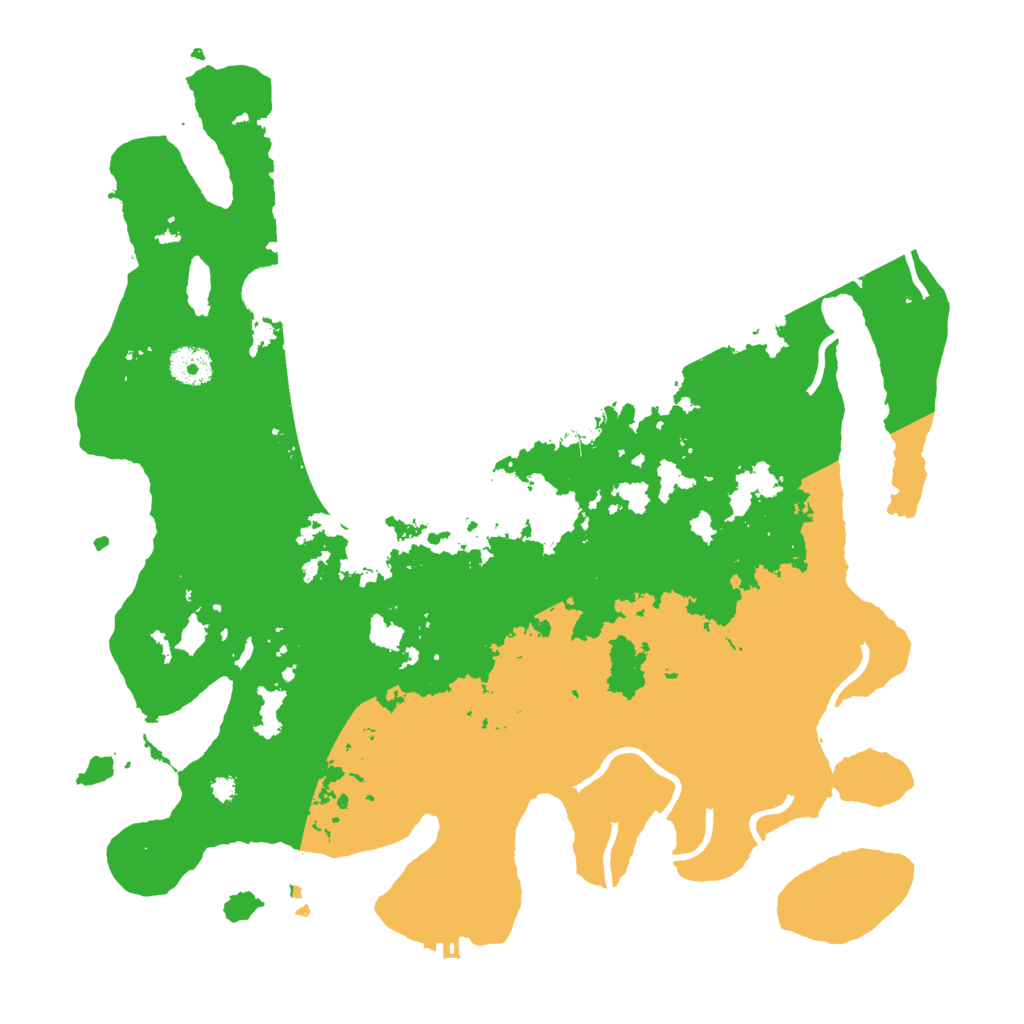 Biome Rust Map: Procedural Map, Size: 3750, Seed: 5095009