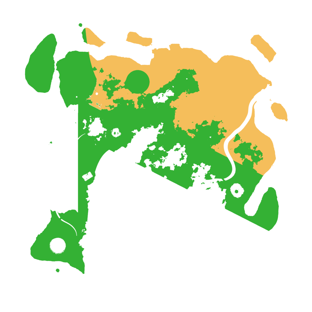 Biome Rust Map: Procedural Map, Size: 3500, Seed: 4730317