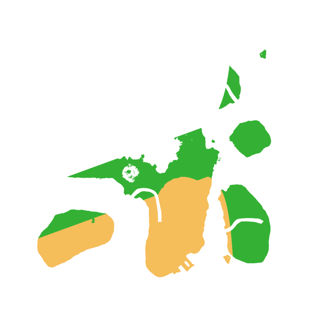 Biome Rust Map: Procedural Map, Size: 2000, Seed: 409742959