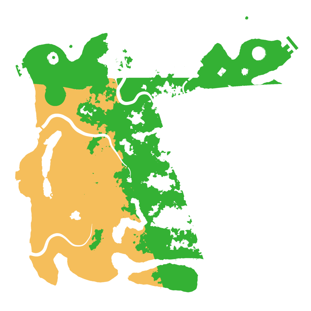 Biome Rust Map: Procedural Map, Size: 4000, Seed: 952702