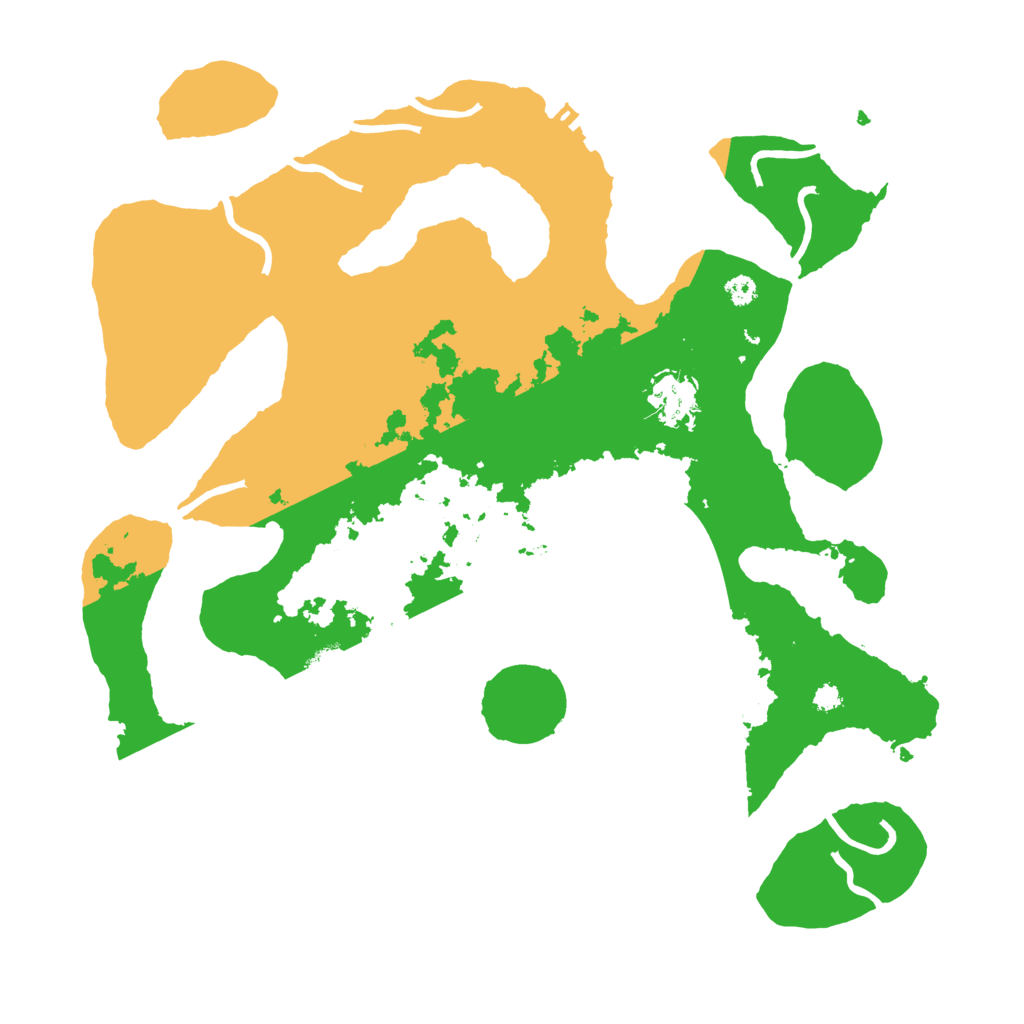 Biome Rust Map: Procedural Map, Size: 3500, Seed: 4480623