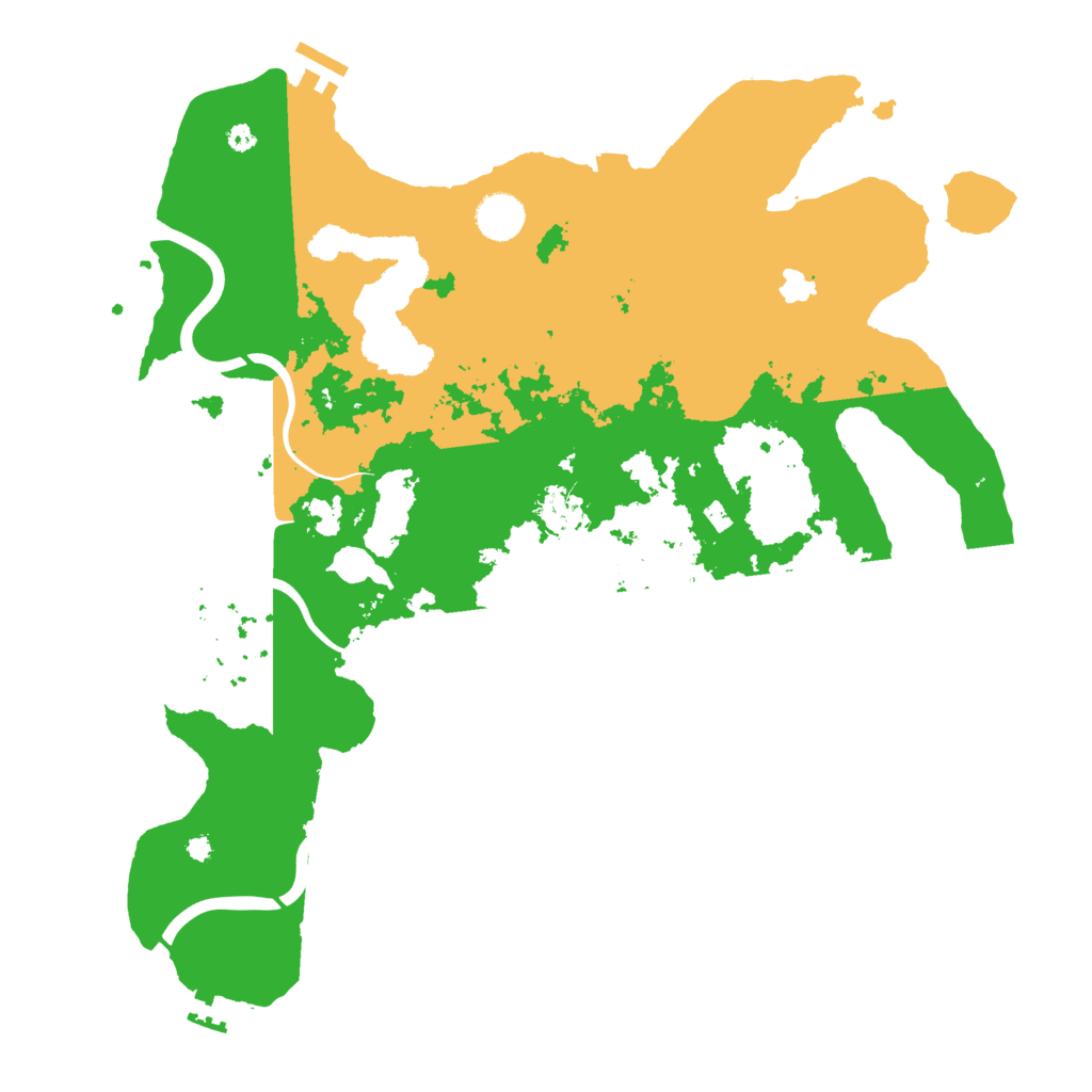 Biome Rust Map: Procedural Map, Size: 4000, Seed: 1282216086