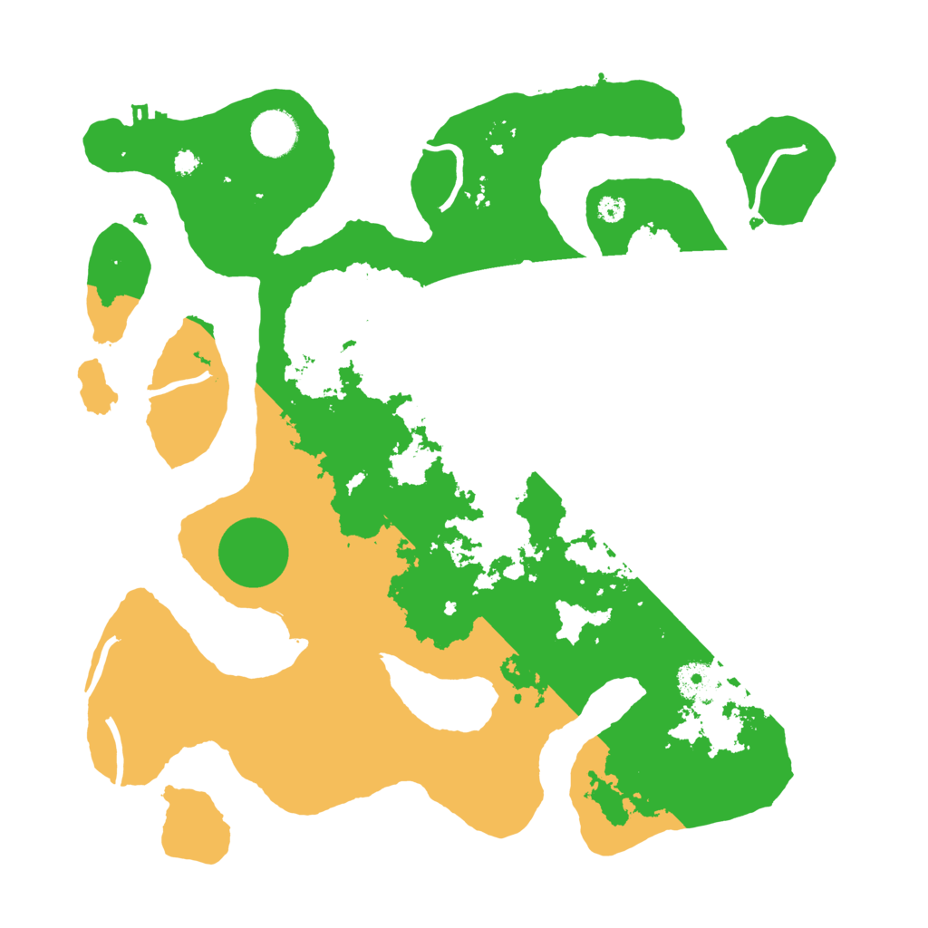 Biome Rust Map: Procedural Map, Size: 3500, Seed: 4922729