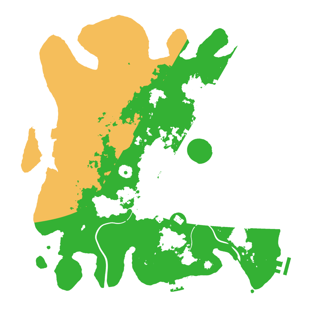 Biome Rust Map: Procedural Map, Size: 3500, Seed: 4228953