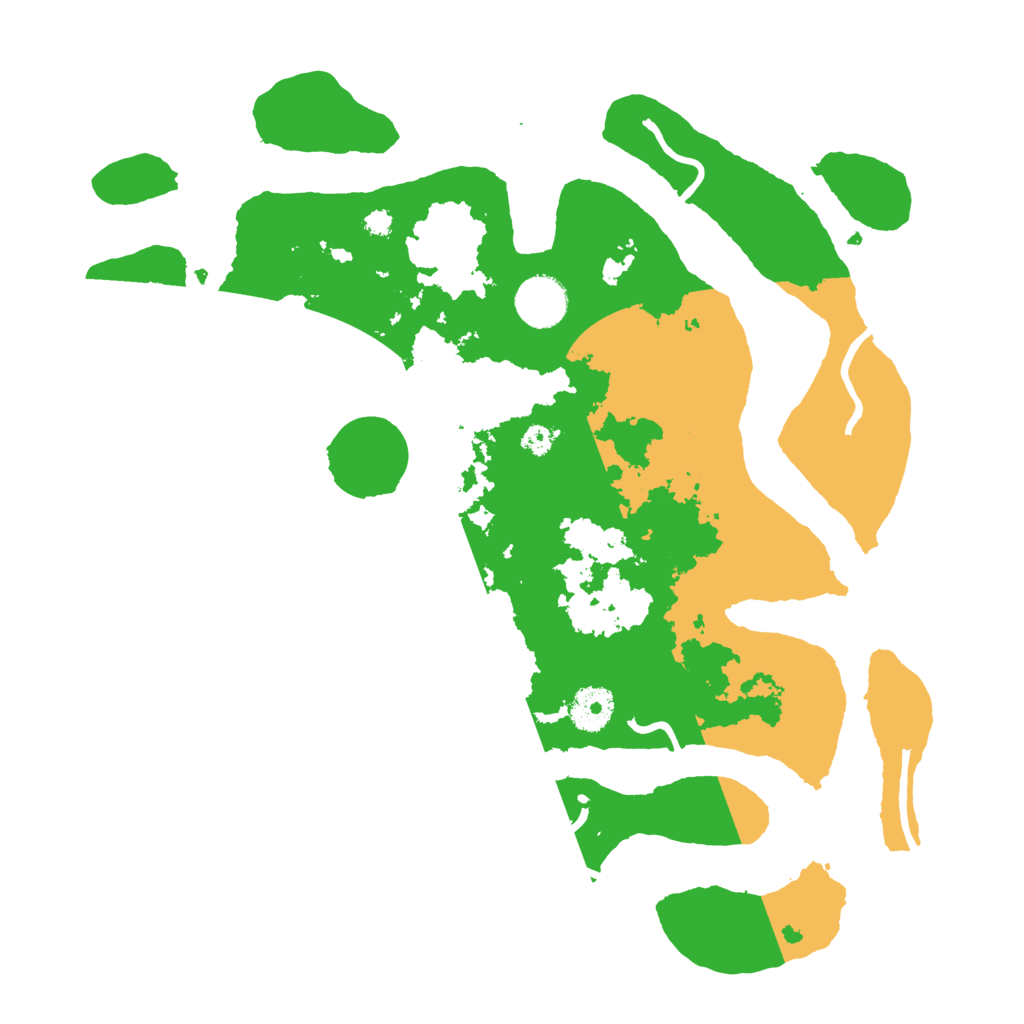 Biome Rust Map: Procedural Map, Size: 3500, Seed: 824437594