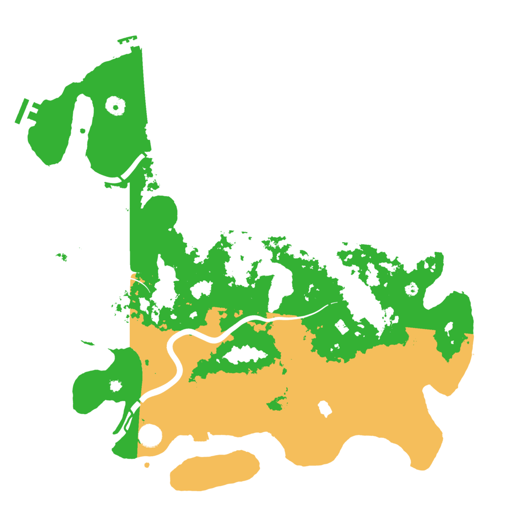 Biome Rust Map: Procedural Map, Size: 4000, Seed: 552446