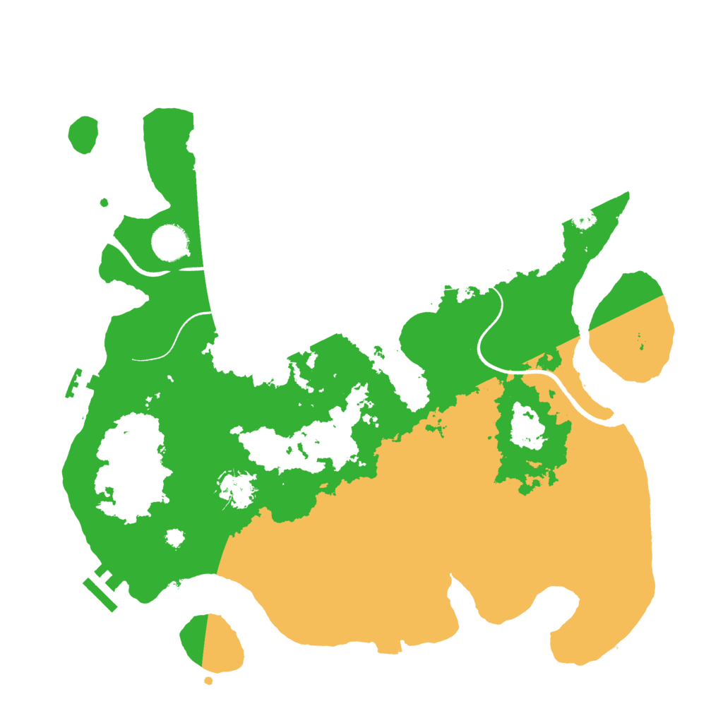 Biome Rust Map: Procedural Map, Size: 3500, Seed: 1922100